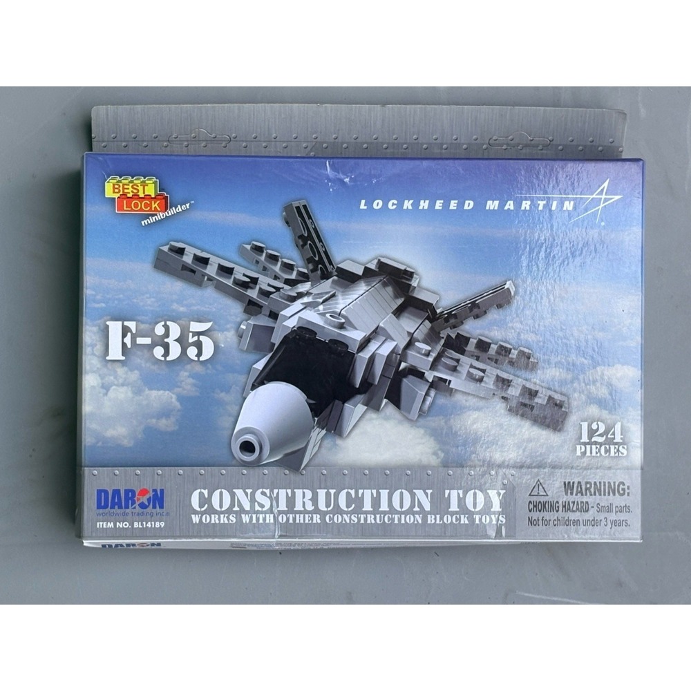 Daron Best Lock F-35 Lockheed Martin Construction Toy Minibuilder Set BL14189